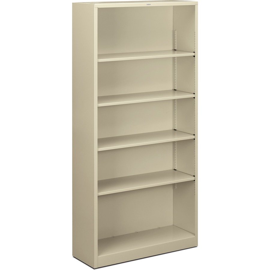 HON Brigade 5-Shelf Steel Bookcase - Zerbee