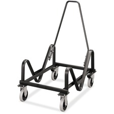 HON GuestStacker Stacking Chair Cart - 4 Casters - Steel - x 21.4" Width x 35.5" Depth x 37.9" Height - Black - 1 Each