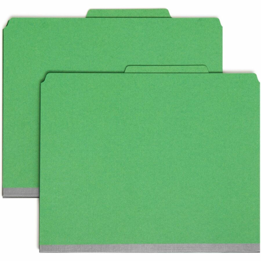 Smead Pocket Divider PressBoard Classification Folders Letter 8 1/2