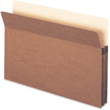 Smead Redrope File Pockets - Legal - 8 1/2" x 14" Sheet Size - 1 3/4" Expansion - Straight Tab Cut - Top Tab Location - 12.5 pt. Folder Thickness - Redrope - Redrope - Recycled - 25 / Box