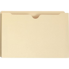 Smead Legal Recycled File Jacket - 8 1/2" x 14" - 1" Expansion - Manila - 10% Recycled - 50 / Box