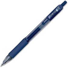 Zebra Pen Sarasa Gel Retractable Pen - Medium Pen Point - 0.7 mm Pen Point Size - Retractable - Navy Blue Gel-based Ink - Translucent Barrel - 1 Each