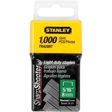 Stanley TRA205T Light-Duty Staples - 5/16" - Light Duty1 / Box