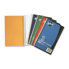 Hilroy Coil Exercise Three Subject Notebook - 300 Sheets - Wire Bound - 18 lb Basis Weight - 6" x 9 1/2" - Copper Binder - Stiff Cover - Subject, Durable Cover, Stiff-back - 1 Each