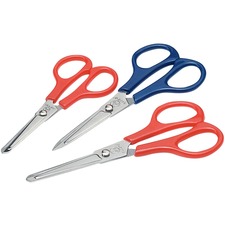 Acme United Semi Sharp Point Scissors - 6" (152.40 mm) Cutting Length - Stainless Steel - Pointed Tip - 1 Each