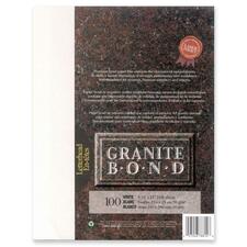 First Base Granite Bond Laser Paper - Letter - 8 1/2" x 11" - 24 lb Basis Weight - 100 / Pack - Acid-free, Lignin-free - White