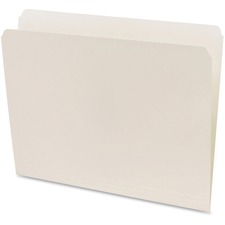 Pendaflex Letter Recycled Top Tab File Folder - 8 1/2" x 11" - Top Tab Location - Kraft - Ivory - 10% Recycled - 100 / Box