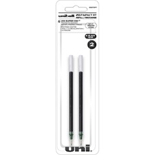 uniball&trade; 207 Impact RT Gel Pen Refill - 1 mm, Bold Point - Black Ink - Acid-free, Fade Proof, Water Proof, Super Ink - 2 / Pack