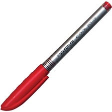 Staedtler Cool Liquid Ink Rollerball Pen - 0.25 mm Pen Point Size - Red - Transparent Polypropylene Barrel - 1 Each