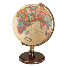 Replogle Globes Quincy World Globe - 10" (254 mm) Width x 13" (330.20 mm) Height - 9" (228.60 mm) Diameter