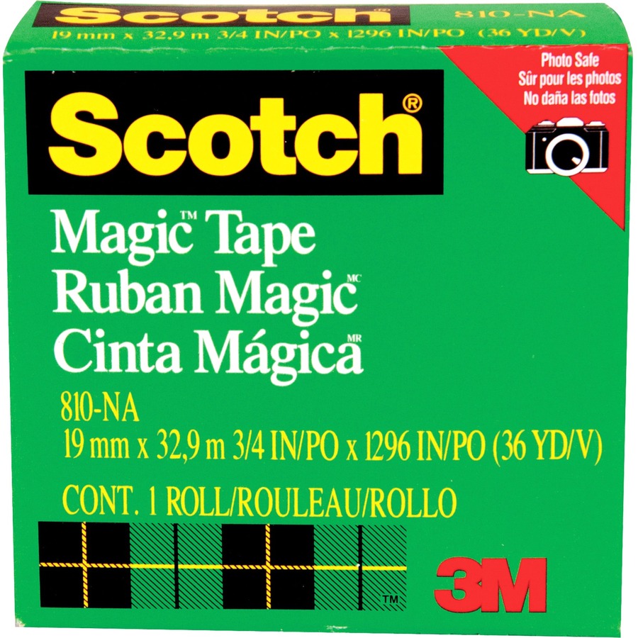 3M Scotch Magic Transparent Tape Connors Basics Office Products