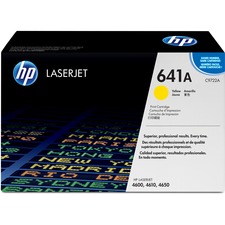 HP 641A (C9722A) Original Toner Cartridge - Single Pack - Laser - 8000 Pages - Yellow - 1 Each