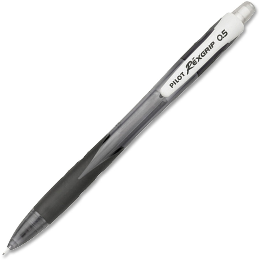 Pilot rexgrip begreen mechanical pencils, 0.5 mm, Black barrel, 12/pk (072838512208)