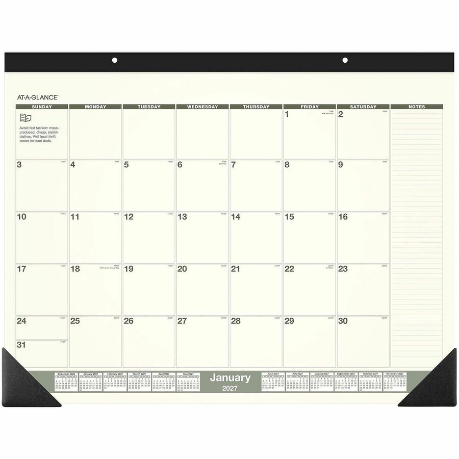 At-A-Glance SK32G-00, At-A-Glance Monthly Planner, AAGSK32G00, AAG SK32G-00  - Office Supply Hut