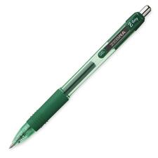 Zebra Pen Z-Grip Gel Pen - Medium Pen Point - 0.7 mm Pen Point Size - Retractable - Green - Green Barrel - 1 Each