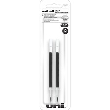 uniball™ 207 Gel Pen Refill - 0.70 mm, Medium Point - Black Ink - Super Ink - 2 / Pack
