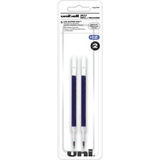 uniball™ 207 Gel Pen Refill - 0.70 mm, Medium Point - Blue Ink - Super Ink - 2 / Pack