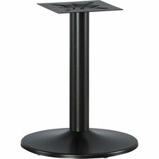 Lorell Essentials Conference Table Base - Round Base - 28.5" Height x 23.6" Width x 23.6" Depth - Assembly Required - Black