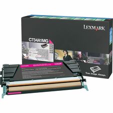 Lexmark Toner Cartridge - Laser - Standard Yield - 6000 Pages - Magenta - 1 Each