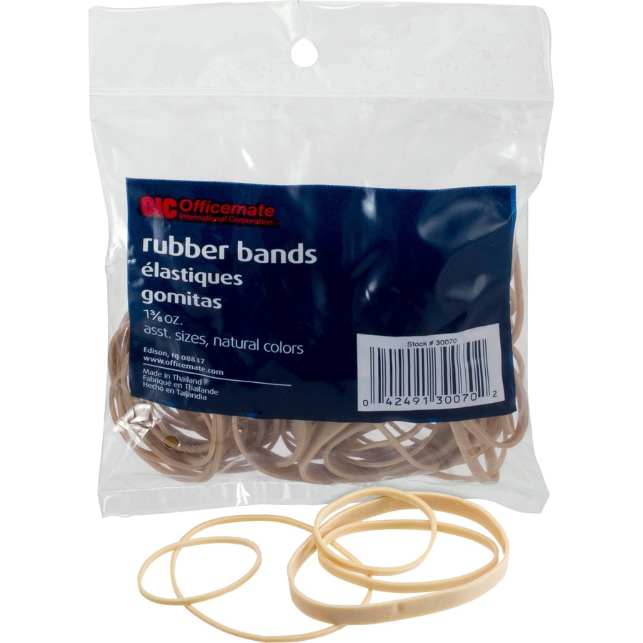 Officemate Assorted Size Rubber Bands Zerbee