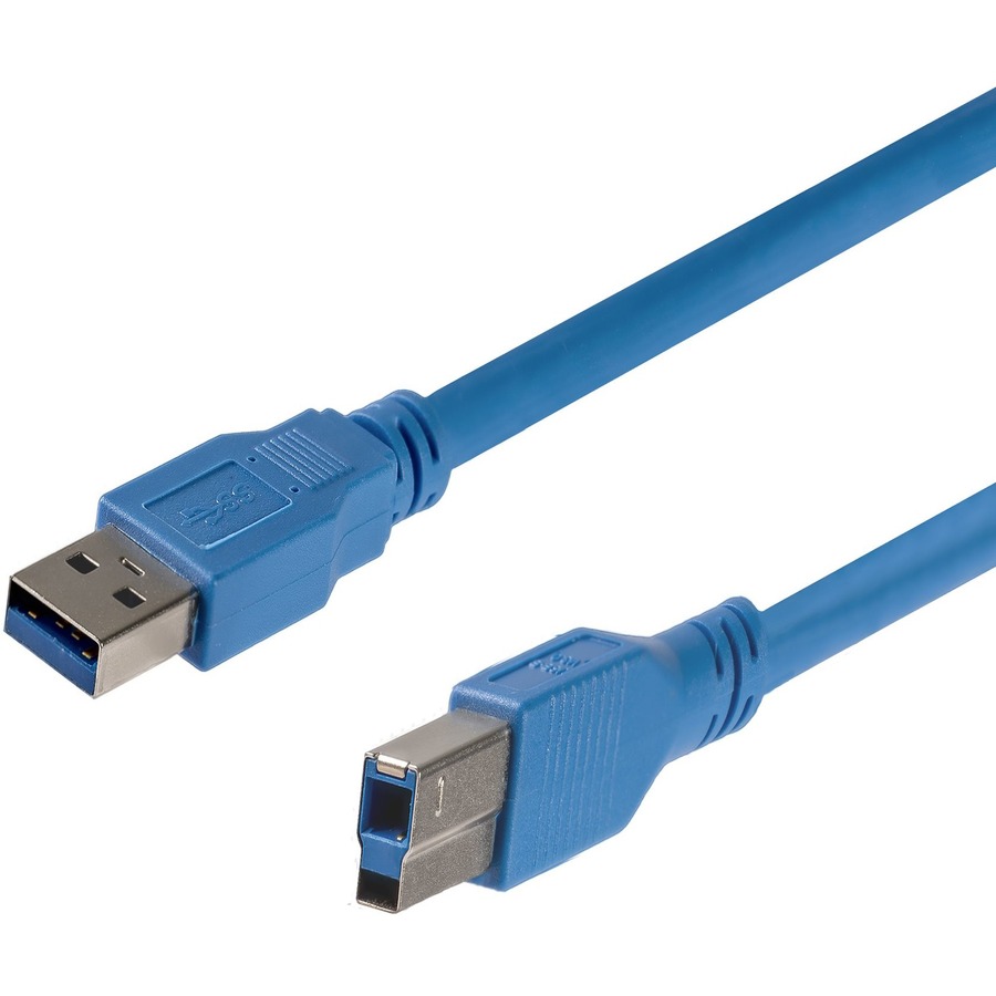 kom over kugle tøve StarTech.com 6 ft SuperSpeed USB 3.0 Cable A to B M/M - Type A Male USB -  Type B Male USB - 6ft - Blue - Office Supply Hut