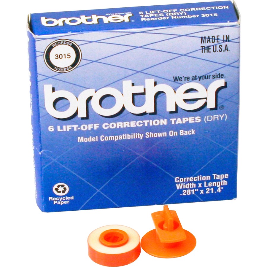 Brother WP760D Typewriter Ribbon and Correction Tape Spools 
