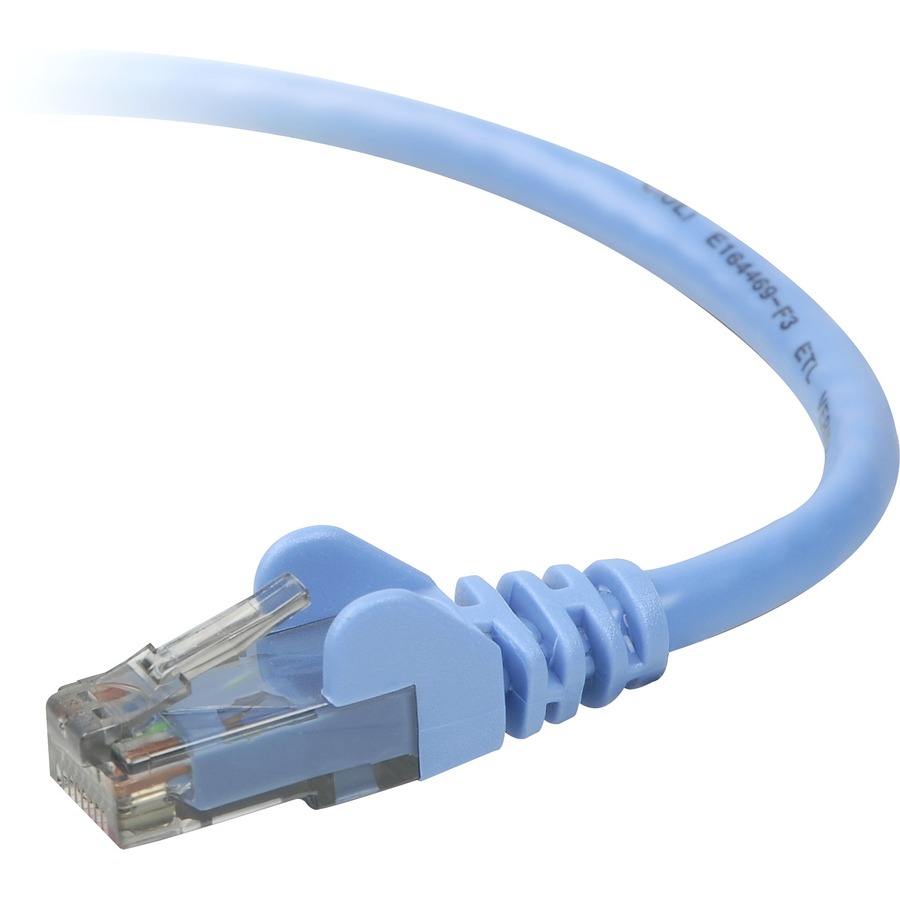 BLKTAA98020BLUS - Belkin  UTP Patch Cable - RJ-45 Male Network - RJ-45  Male Network - 20ft - Blue - Office Supply Hut