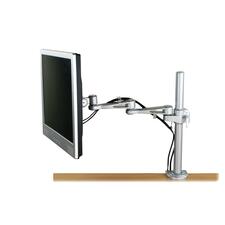 Exponent Microport Mounting Arm for Flat Panel Display - Silver - Height Adjustable - 21" Screen Support - 9.98 kg Load Capacity - 1 Each