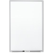 Quartet Marker Board - 36" (3 ft) Width x 24" (2 ft) Height - White Surface - Aluminum Frame - Magnetic - Stain Resistant, Scratch Resistant, Dent Resistant, Durable, Ghost Resistant - 1 Each