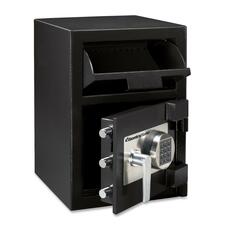 Sentry Safe DH074E Depository Safe - 26.61 L - Electronic Lock - Internal Size 10.5" x 13.7" x 11.3" - Overall Size 20" x 14" x 15.6" - Black - Steel
