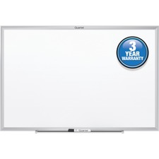 Quartet Marker Board - 48" (4 ft) Width x 36" (3 ft) Height - White Surface - Anodized Aluminum Frame - 1 Each