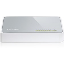 TP-Link 8-Port 10/100Mbps Desktop Switch - 8 Ports - Fast Ethernet - 10/100Base-TX - 2 Layer Supported - 2 W Power Consumption - Twisted Pair - Desktop, Wall Mountable - 2 Year Limited Warranty