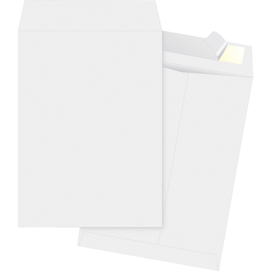 10 Envelopes Bright White with Release Strip Tyvek Envelopes 9 x 12 Tyvek Envelopes; Easy Security Peel & Seal Closure 