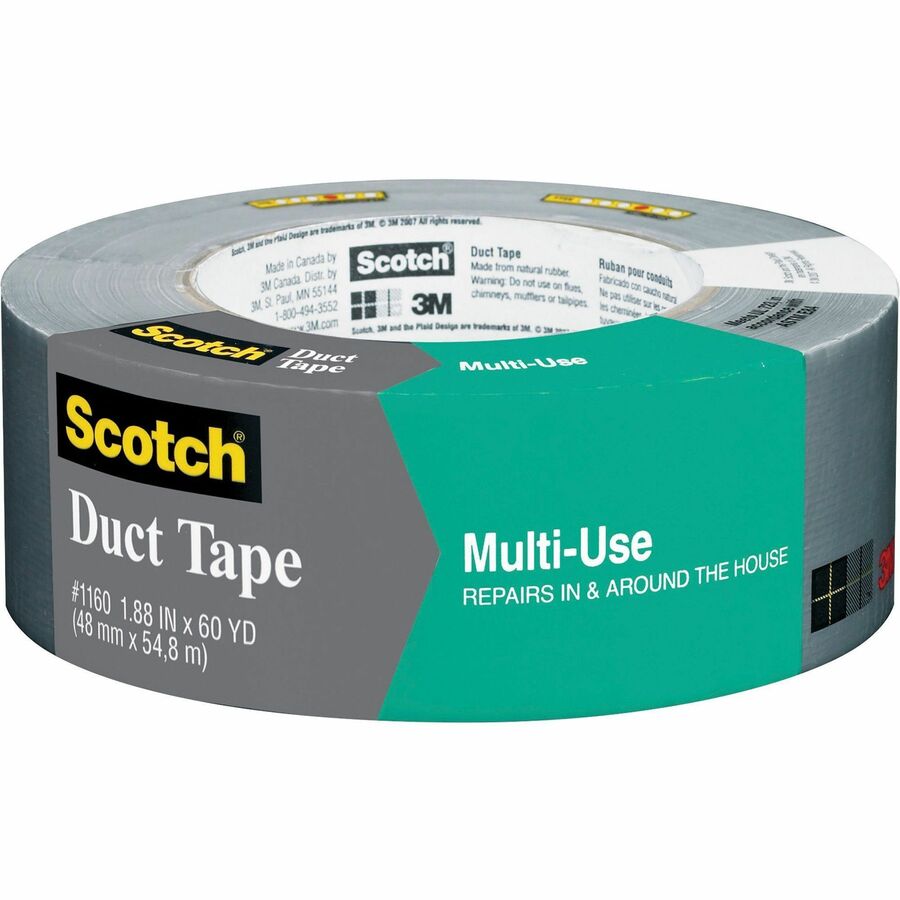 Durable Multi-Use Duct Tape 3M Scotch 1.88" x 60 YD 