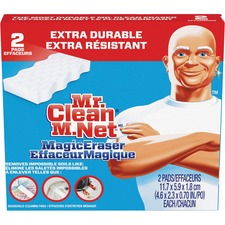 Mr. Clean Extra Power Magic Eraser - For Multipurpose - 2 / Pack - White