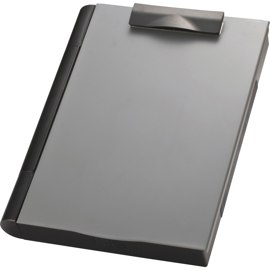 83357 , Pack of 1 Officemate Recycled Double Storage Clipboard/Forms Holder Model: OIC83357 Gray/Black Plastic 