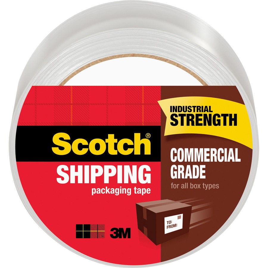 Scotch Commercial-Grade Shipping/Packaging Tape 54.60 yd Length x 1.88