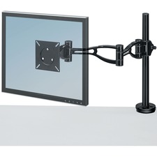Fellowes Professional Series Depth Adjustable Monitor Arm - 1 Display(s) Supported - 21" Screen Support - 10.89 kg Load Capacity - VESA Mount Compatible - 1