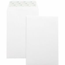 Business Source Self-Seal 6"x9" Catalog Envelopes - Catalog - 6" Width x 9" Length - 28 lb - Self-sealing - Wove - 100 / Box - White