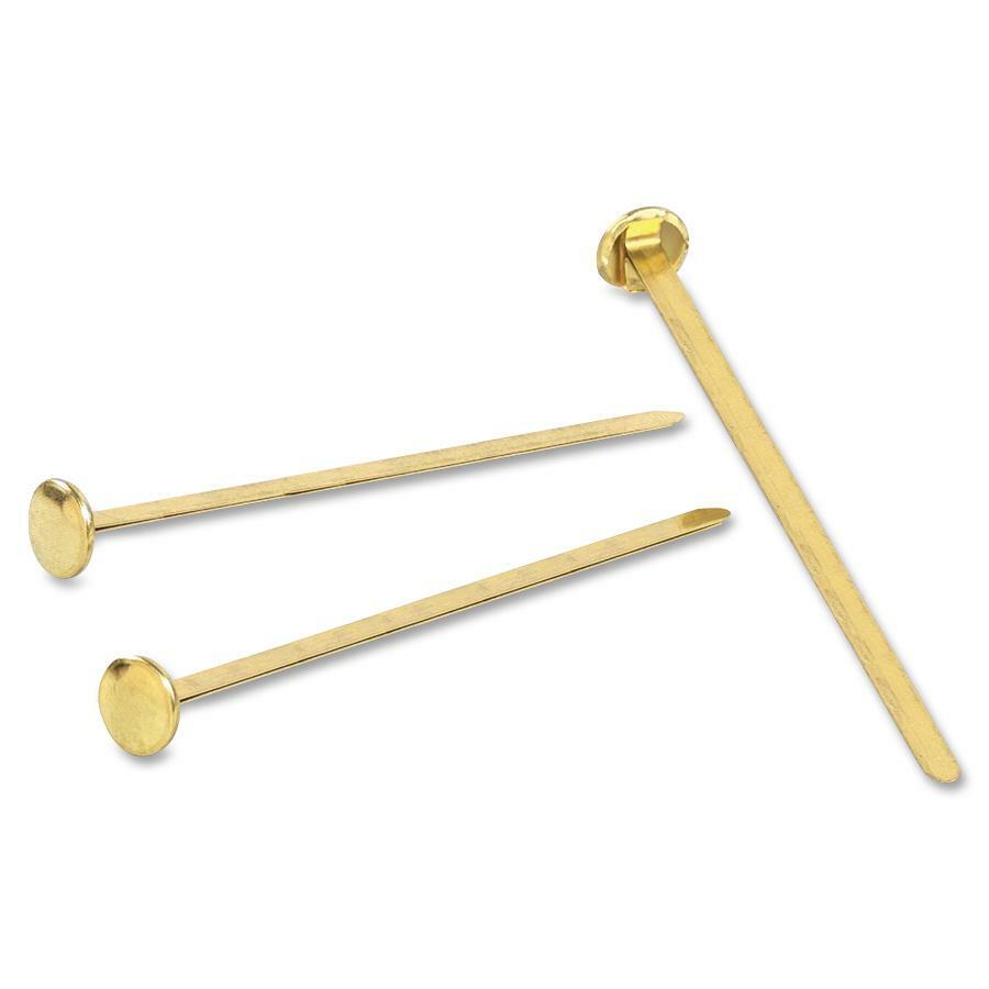 ACCO 71714 Paper Fastener - No. 8 - 3" Length x 0.47" Diameter - 100 / Box