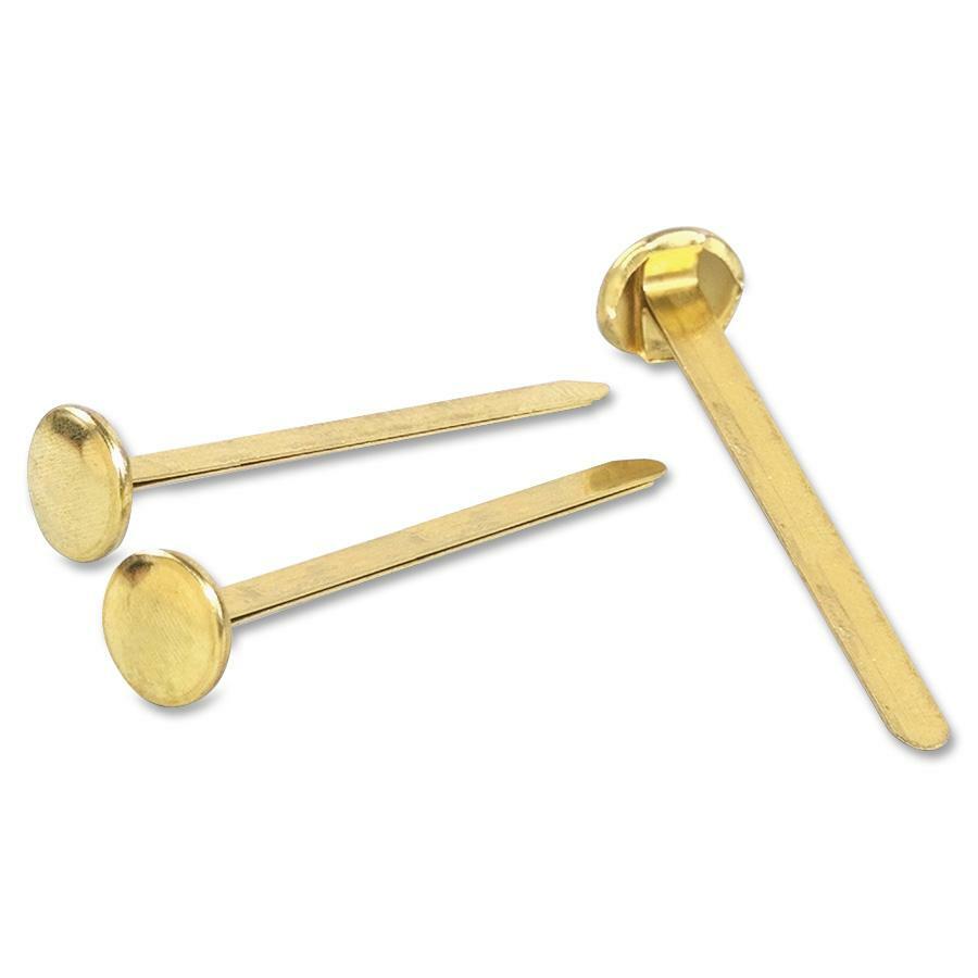 ACCO 71712 Paper Fastener - 1.50" Length x 0.47" Diameter - 100 / Box