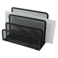 Winnable Mini Sorter - 4 Compartment(s) - 3.9" Height x 5.5" Width x 2.4" Depth - Desktop - Black - 1 Each