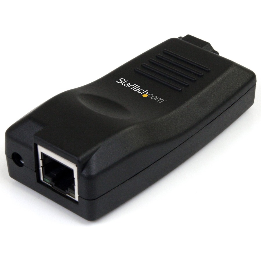 Et kors billede syreindhold StarTech.com 10/100/1000 Mbps Gigabit 1 Port USB 2.0 over IP Device Server  Adapter - USB Ethernet Over LAN Network Printer Converter - Windows 7 / XP  / Vista ONLY - Connect and