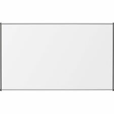 Lorell Dry-Erase Marker Board - 72" (6 ft) Width x 48" (4 ft) Height - Porcelain Enameled Steel Surface - Satin Aluminum Frame - Magnetic - Ghost Resistant - Assembly Required - 1 Each