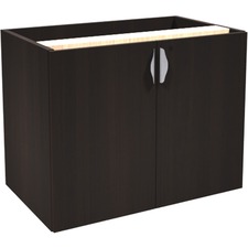 Heartwood Innovations Double Door Cabinet - 35.5" x 21.8" x 1" x 28" - 2 Door(s) - Material: Particleboard - Finish: Evening Zen, Laminate