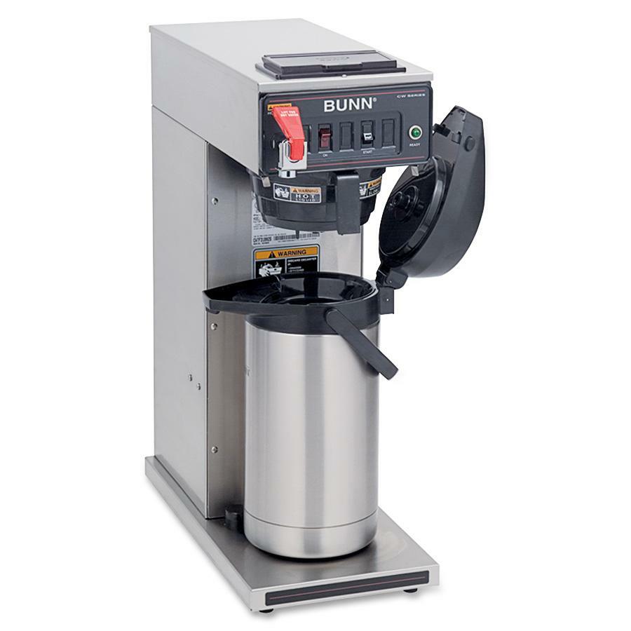 BUNN Airpot Coffee Brewer - 1370 W - 1 Cup(s) - Single-serve - Timer - Stainless Steel - Supplies