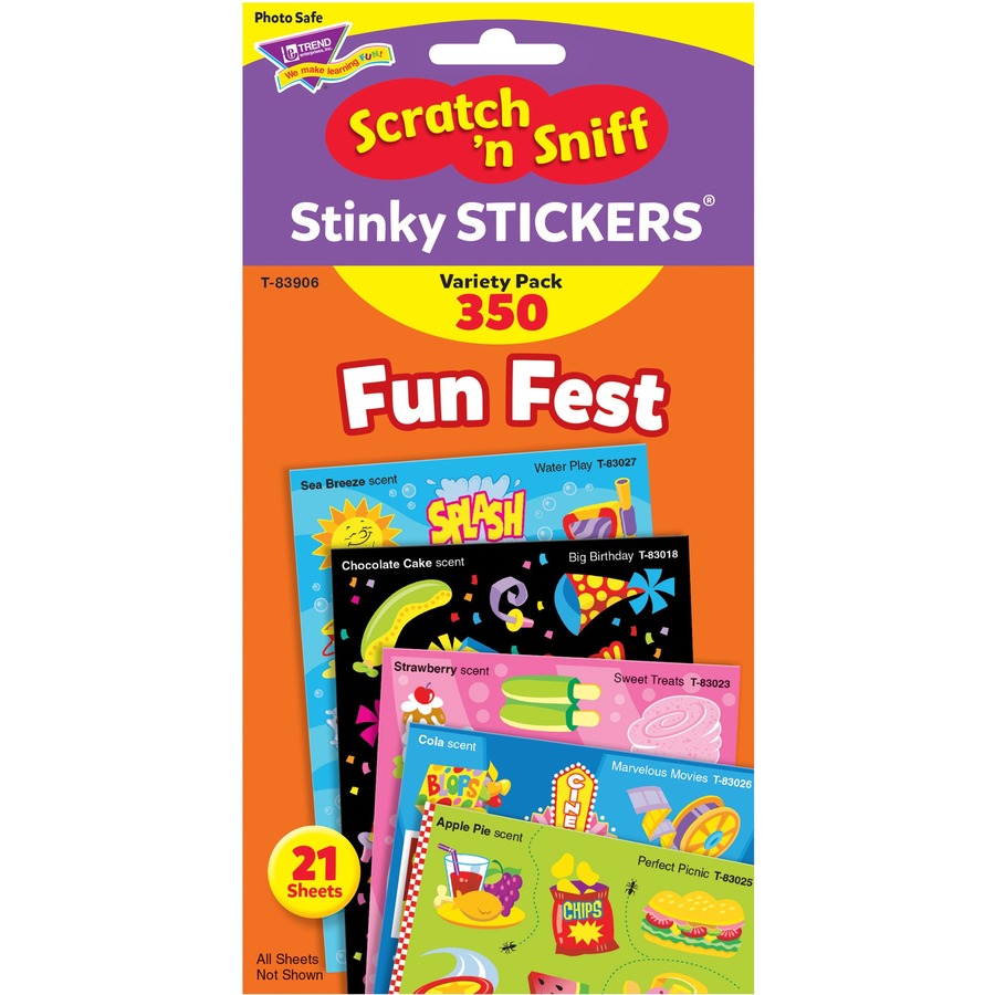 Fun Theme/subject Animal Trend Animals Supershapes Stickers Variety Pack 