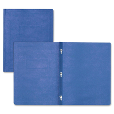 Hilroy Enviro Plus Letter Recycled Report Cover - 1/3" x 7/16" - 50 Sheet Capacity - 3 Fastener(s) - Blue - 100% Recycled - 25 Box