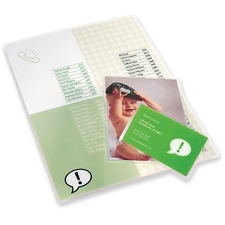 Swingline Lamination Pouch - Sheet Size Supported: Letter 8.50" (215.90 mm) Width x 11" (279.40 mm) Length x 3 mil (0.08 mm) Thickness - Laminating Pouch/Sheet Size: 9.02" Width x 12.01" Length - Type G - Glossy - for Photo, Artwork, Schedule, Price List,