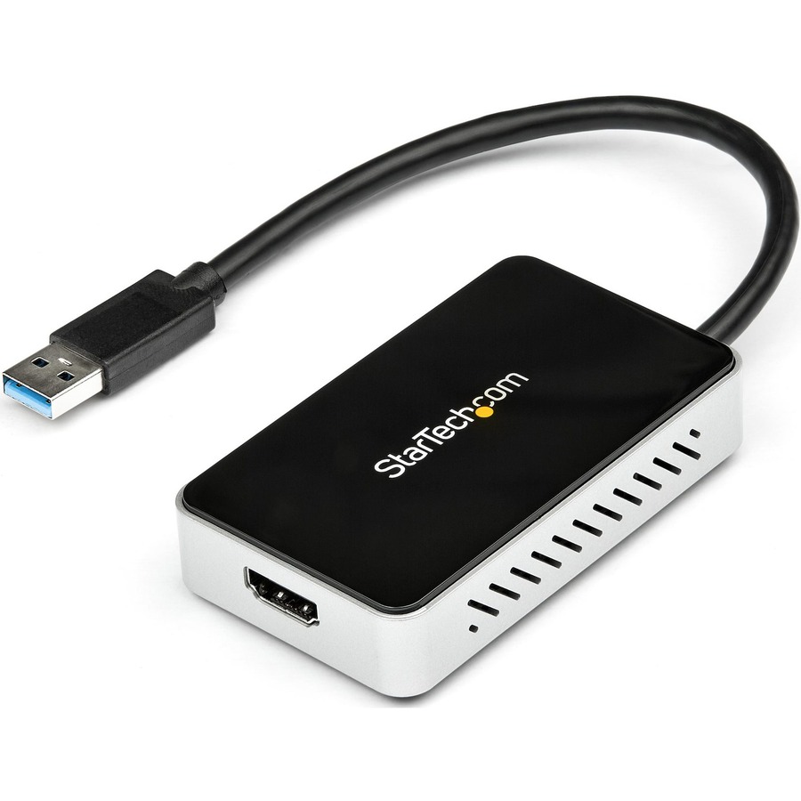 Også censur føderation StarTech.com USB 3.0 to HDMI External Video Card Multi Monitor Adapter with  1-Port USB Hub - 1920x1200 / 1080p - Connect an HDMI-equipped display  through USB 3.0, while keeping the USB 3.0